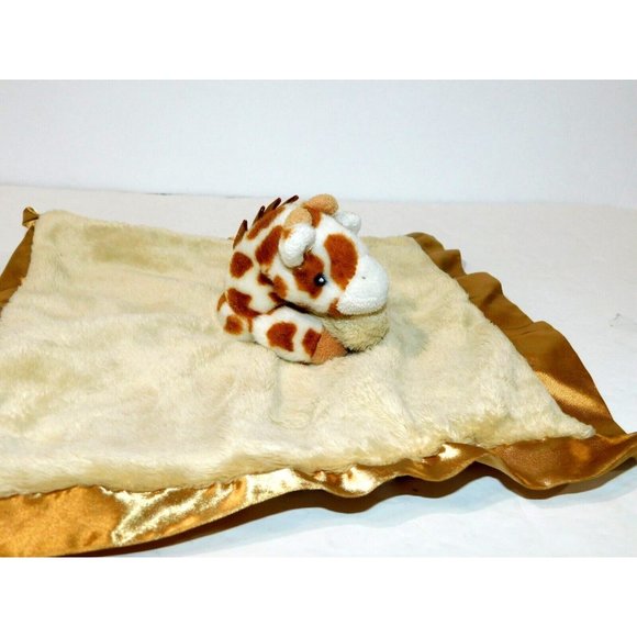 CLOUD B Peekaboo Lovie Tan Brown plush Giraffe Security Blanket Lovey nunu - Picture 6 of 8